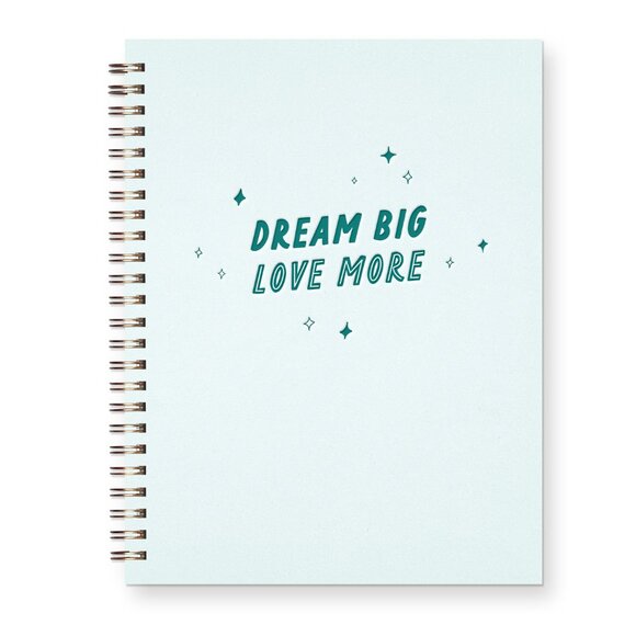 "Dream Big Love More" Spiral Notebook - Picture 6 of 6